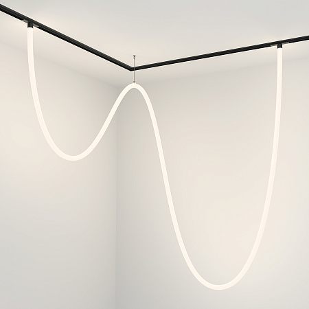 Трековый магнитный однофазный светодиодный светильник Maytoni Exility TR101-2-100W4K-B