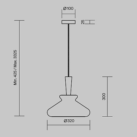 Светильник подвесной Maytoni Toys MOD405PL-01W