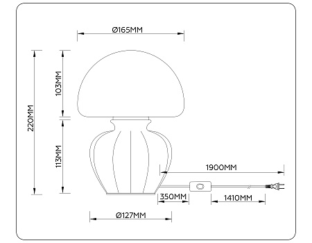 Настольная лампа High light LH53247