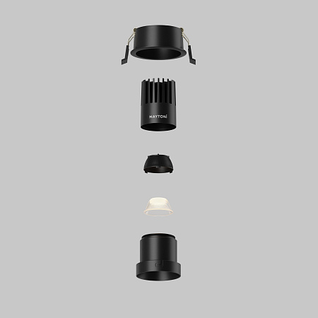 Светильник встраиваемый светодиодный Maytoni Dip DL116-10W-2.7K-B Светильник встраиваемый светодиодный Maytoni Dip DL116-10W-2.7K-B