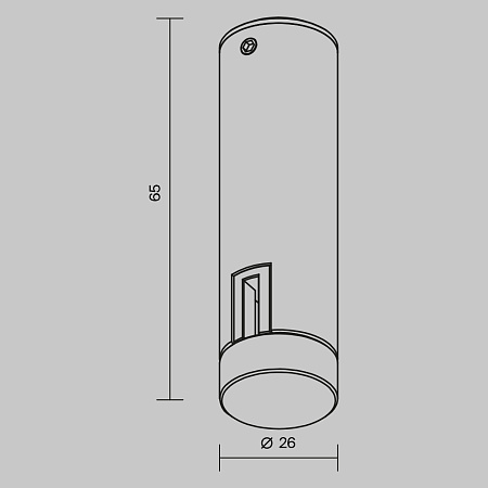Крепление потолочное Maytoni FLEXITY TRA200C-11B