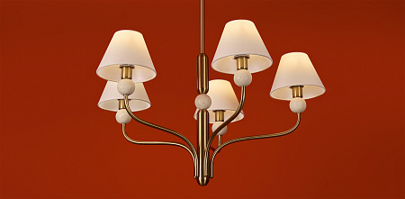 Люстра на штанге Freya Aurelia FR2058PL-05BS