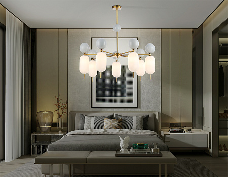 Люстра на штанге Ambrella light HIGH LIGHT LH53106