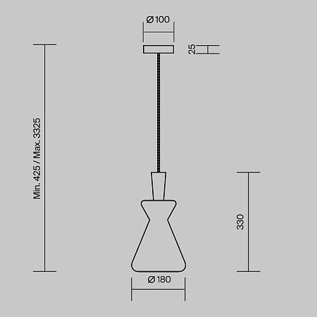 Светильник подвесной Maytoni Toys MOD405PL-01W2