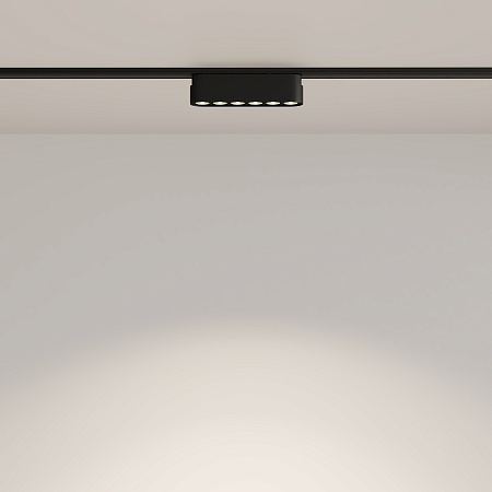 Трековый однофазный магнитный светодиодный светильник Maytoni Radity Points TR082-1-6W4K-M-B