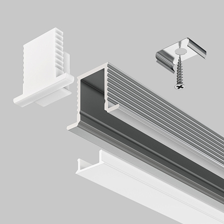 Профиль Maytoni Алюминиевый профиль  ALM-1209-S-2M