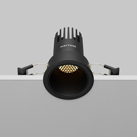 Светильник встраиваемый светодиодный Maytoni Dip DL116-10W-2.7K-B Светильник встраиваемый светодиодный Maytoni Dip DL116-10W-2.7K-B