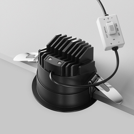 Светильник встраиваемый светодиодный Maytoni Parete DL100-12W2.7-3-4K-RD-B Светильник встраиваемый светодиодный Maytoni Parete DL100-12W2.7-3-4K-RD-B