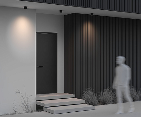 Уличный потолочный светодиодный светильник Maytoni Lumina O498CL-L15B3K