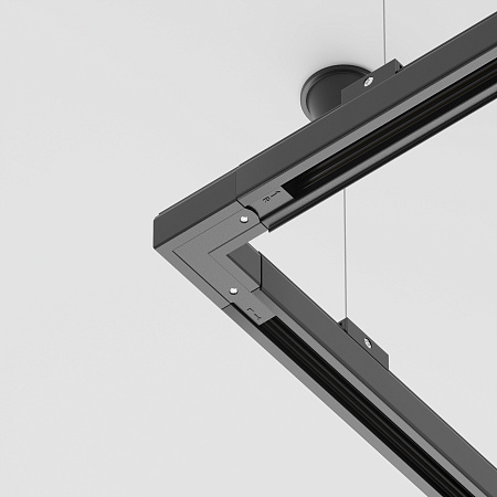 Коннектор угловой для трехфазного шинопровода правый Maytoni Trinity TRA005CL-31B-R