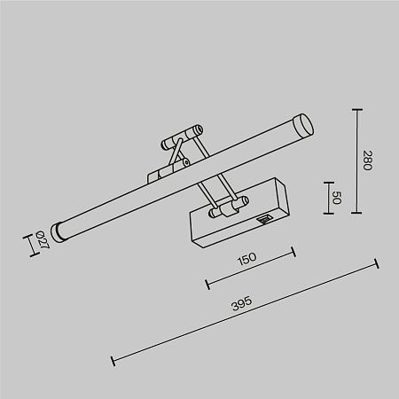 Бра Maytoni Luster MIR268WL-L3W3K