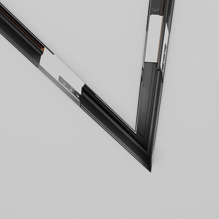 Угол-соединитель 45° встраиваемый под ГКЛ 12,5мм, черный Maytoni Exility TRA034CLS-42.12B