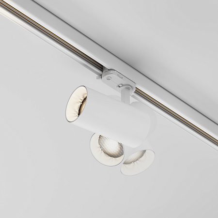 Трековый трехфазный светодиодный светильник Maytoni Trinity Focus Led TR197-3-20WCCT-M-W Трековый трехфазный светодиодный светильник Maytoni Trinity Focus Led TR197-3-20WCCT-M-W