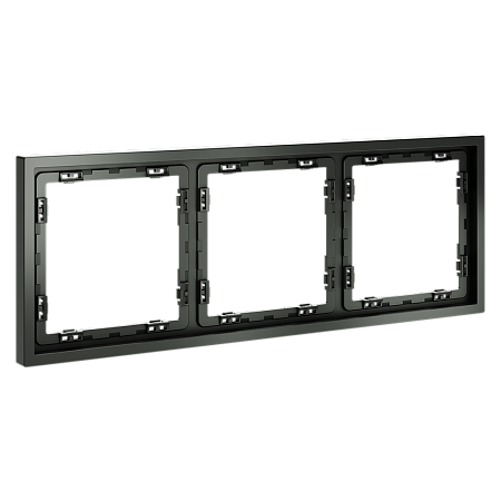 Рамка пластиковая VOLTUM S70 на 3 поста, (титан) VLS100306 Рамка пластиковая VOLTUM S70 на 3 поста, (титан) VLS100306