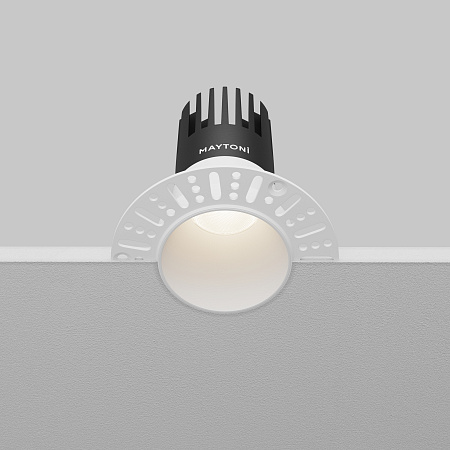 Светильник встраиваемый светодиодный Maytoni Dip DL120-10W-4K-TRS-W Светильник встраиваемый светодиодный Maytoni Dip DL120-10W-4K-TRS-W