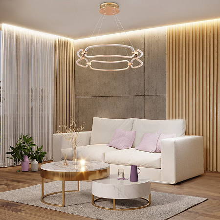 Подвесной светодиодный светильник Maytoni Chain MOD017PL-L50MG Подвесной светодиодный светильник Maytoni Chain MOD017PL-L50MG