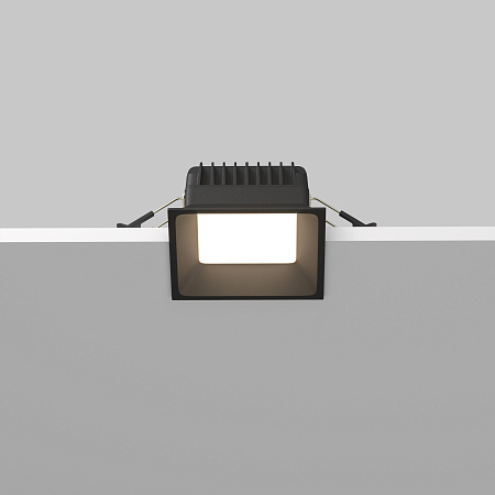 Светильник встраиваемый светодиодный Maytoni Okno DL056-8W3-4-6K-B