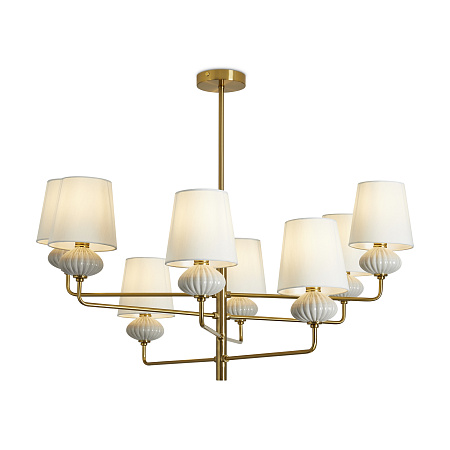 Люстра на штанге Freya Ceramics FR2029PL-08BS Люстра на штанге Freya Ceramics FR2029PL-08BS