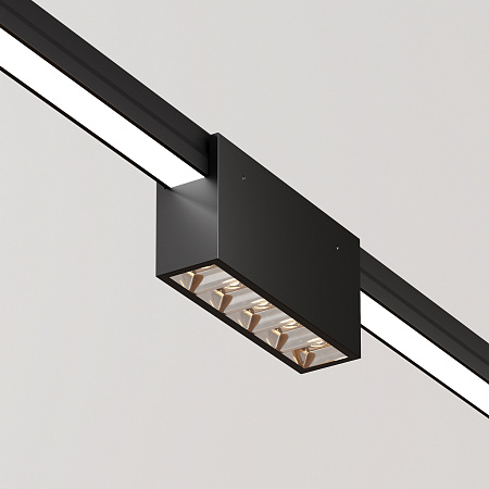 Трековый уличный магнитный светодиодный светильник  Maytoni Elasity Points O-TR01-2-S-10WB3K
