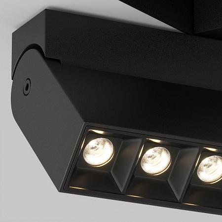 Трековый магнитный однофазный светодиодный светильник Maytoni Points Rot Gravity TR077-2-20W3K-B