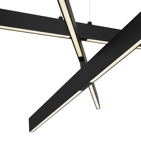 Люстра светодиодная подвесная Maytoni Origami MOD163PL-L38B4K