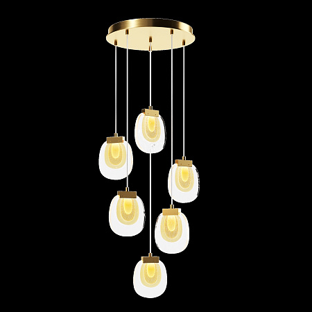 Люстра подвесная светодиодная Maytoni Biology MOD367PL-L18BBSK Люстра подвесная светодиодная Maytoni Biology MOD367PL-L18BBSK