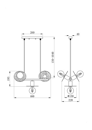 Светильник подвесной Freya Ferro FR4009PL-03GB Светильник подвесной Freya Ferro FR4009PL-03GB