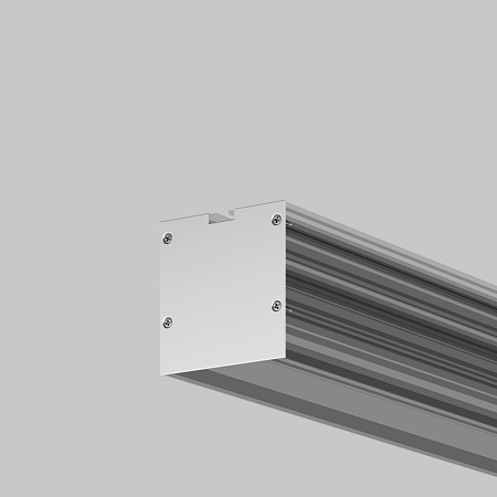 Комплект заглушек (для профиля 50×50) 2 шт., Maytoni ALM-5050-S-EC 642046