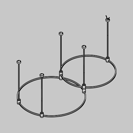 Трековая магнитная светодиодная система Maytoni Flarity Готовые конструкции TFC-Flar-M01-PT