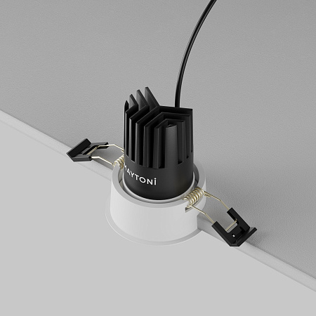 Светильник встраиваемый светодиодный Maytoni Dip DL115-10W-2.7K-W