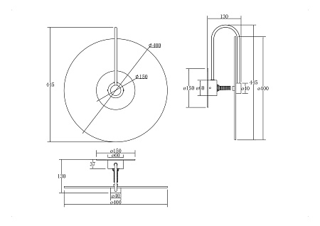 Настенный светильник Maytoni Mare MOD305WL-01CH
