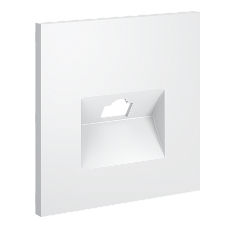 Накладка для розетки компьютерной RJ45 кат.6 Voltum S70 (белый матовый) VLS001302 Накладка для розетки компьютерной RJ45 кат.6 Voltum S70 (белый матовый) VLS001302