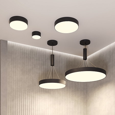 Светильник потолочный светодиодный Maytoni Zon C032CL-36W4K-RD-B