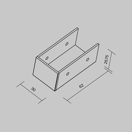 Заглушка для профиля Maytoni Elasity O-TR001-EC Заглушка для профиля Maytoni Elasity O-TR001-EC