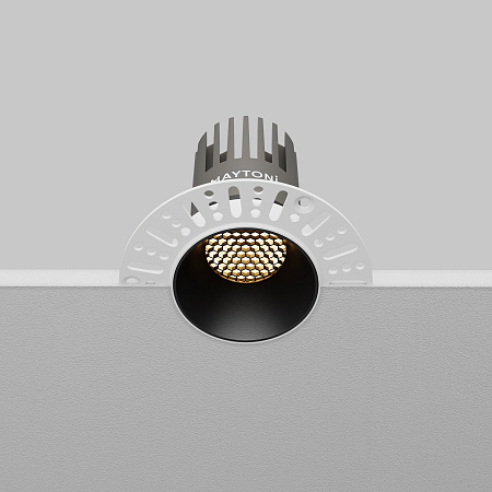 Светильник встраиваемый светодиодный Maytoni Dip DL119-10W-3K-TRS-B