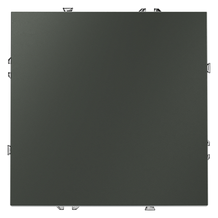 Выключатель с самовозвратом встраиваемый VOLTUM S70 одноклавишный (титан) VLS010606