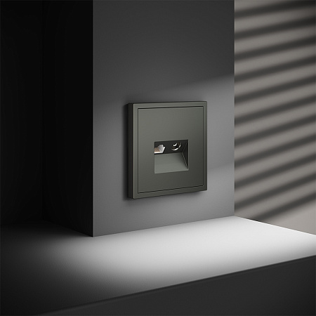 Розетка телевизионная встраиваемая TV+RJ45 кат. 6 Voltum S70 (титан) VLS060706