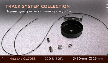 Подвес для трекового шинопровода Track System GL7033