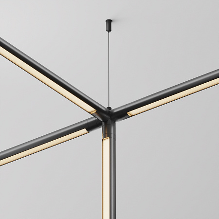 Х-образный вертикальный коннектор для системы без ввода питания Maytoni Shelf CA019L4C-B