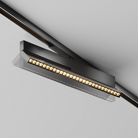 Трековый магнитный светодиодный светильник Maytoni Exility X Points Rot TR242-4-12WTW-DSZ-B