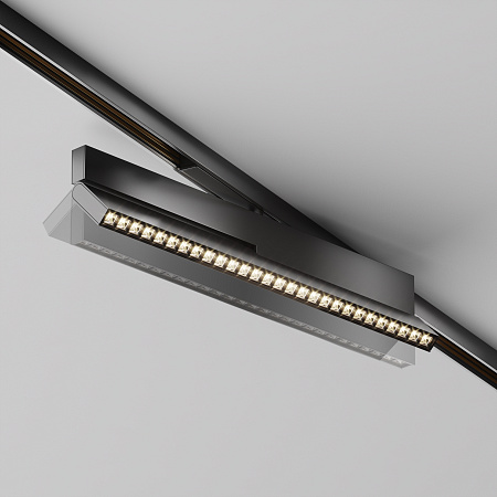 Трековый магнитный светодиодный светильник Maytoni Exility X Points Rot TR242-2-12W4K-B