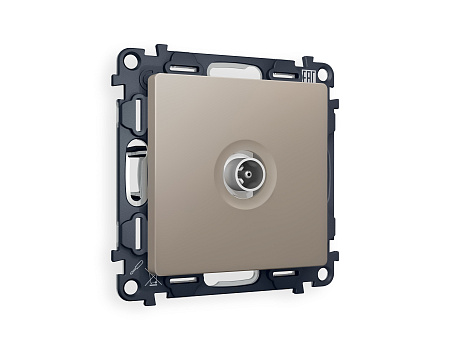 Комплект механизма TV розетки проходной Ambrella Volt ALFA MA373030
