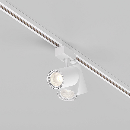 Трековый магнитный трехфазный светодиодный светильник Maytoni Trinity Vuoro TR029-3-10W3K-S-W