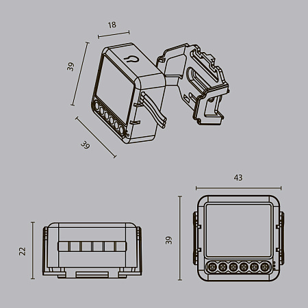 WIFI модуль трехканальный 150Вт Maytoni MD003 WIFI модуль трехканальный 150Вт Maytoni MD003
