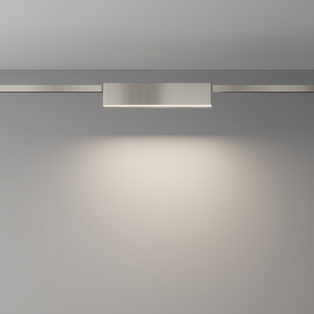 Трековый магнитный светодиодный светильник Maytoni Flarity Basis TR151-1-18W4K-PT Трековый магнитный светодиодный светильник Maytoni Flarity Basis TR151-1-18W4K-PT