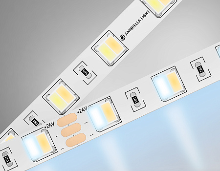 Светодиодная лента с регулировкой температуры света 5050 60Led 14W 24V IP20 CCT 3000-6500 GS GS4101