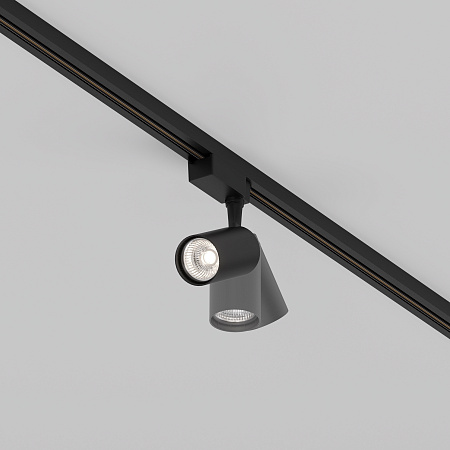 Трековый однофазный светодиодный светильник Maytoni Unity Vuoro TR003-1-6W4K-S-B