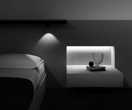 Трековый магнитный светодиодный светильник Maytoni Exility Alfa S TR132-2-7W4K-B