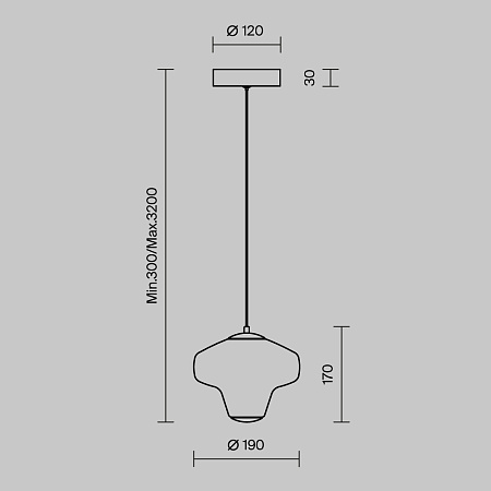Светильник подвесной светодиодный Maytoni Sirocco MOD359PL-L6BS3K
