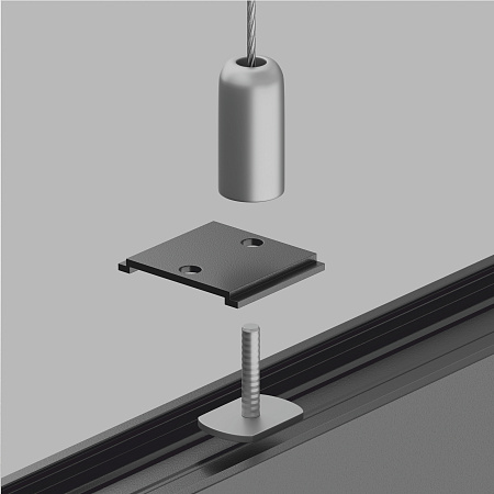 Крепление для тросового подвеса магнитного шинопровода Maytoni Gravity TRA004HP-21B